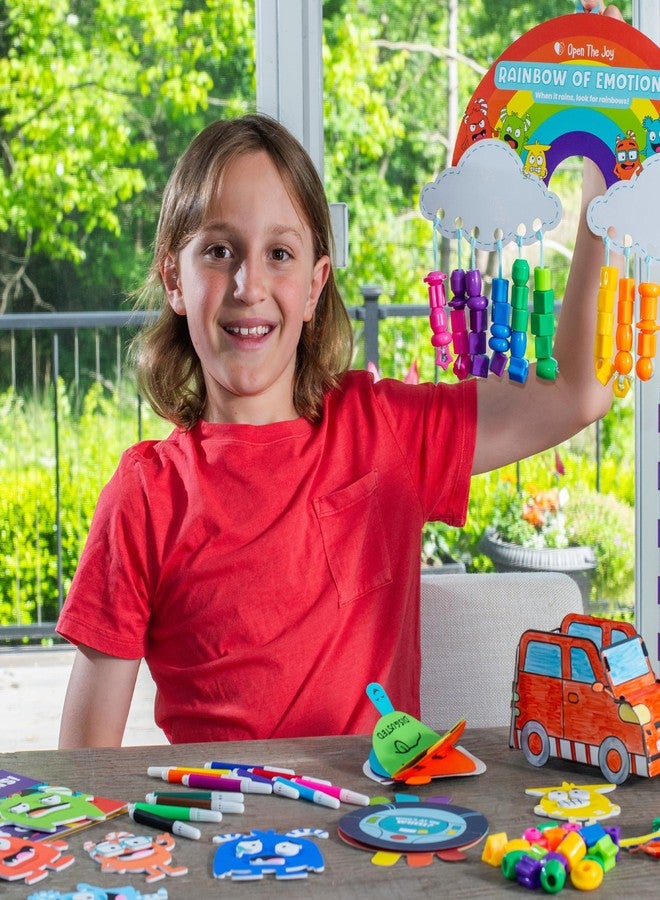 Open The Joy Crafting Your Emotions - DIY Emotional Awareness & Mindfulness Craft Kit for Kids - Creative Arts & Sensory Play for Emotional Regulation & Self-Expression - Ages 4 and Up - Image 3